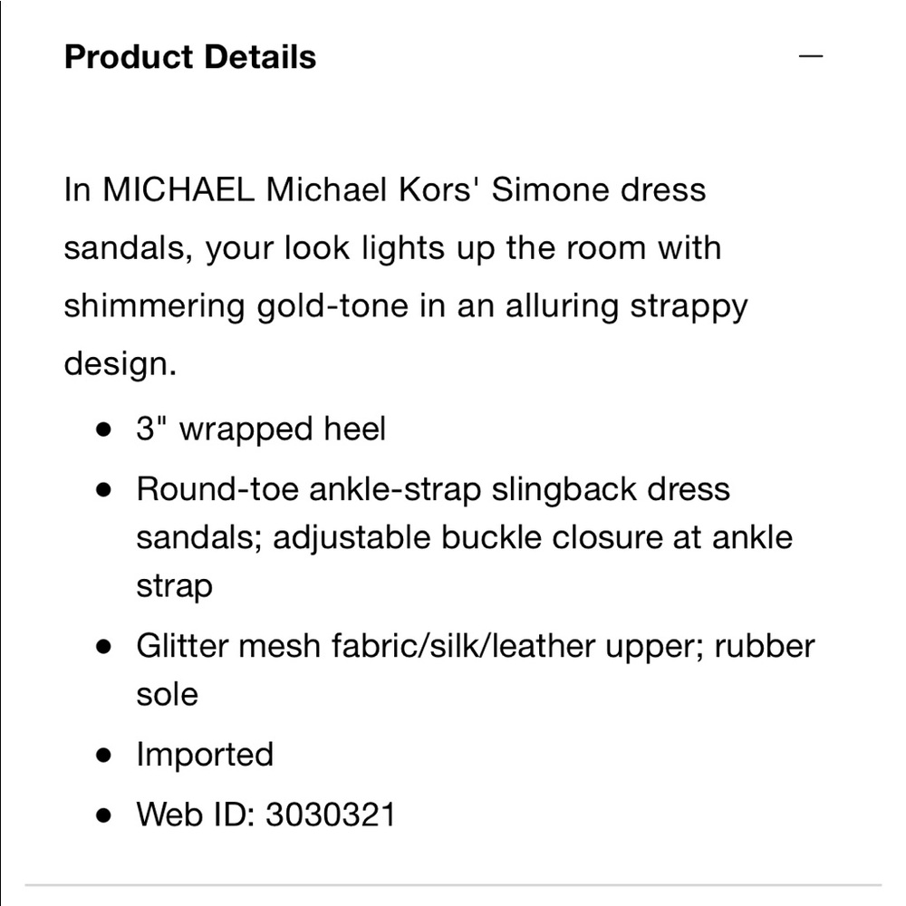 Michael Kors Glitter sandals - Picture 8 of 8